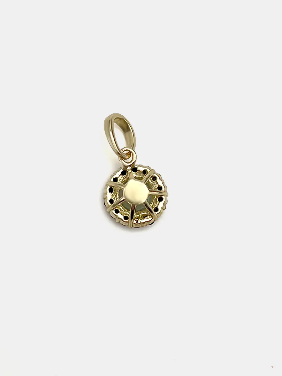 Купить Подвеска из золота с александритом природным уральским и шпинелями - Подвеска, Золото - 585 в интернет-магазине кристалл мечты в Москве