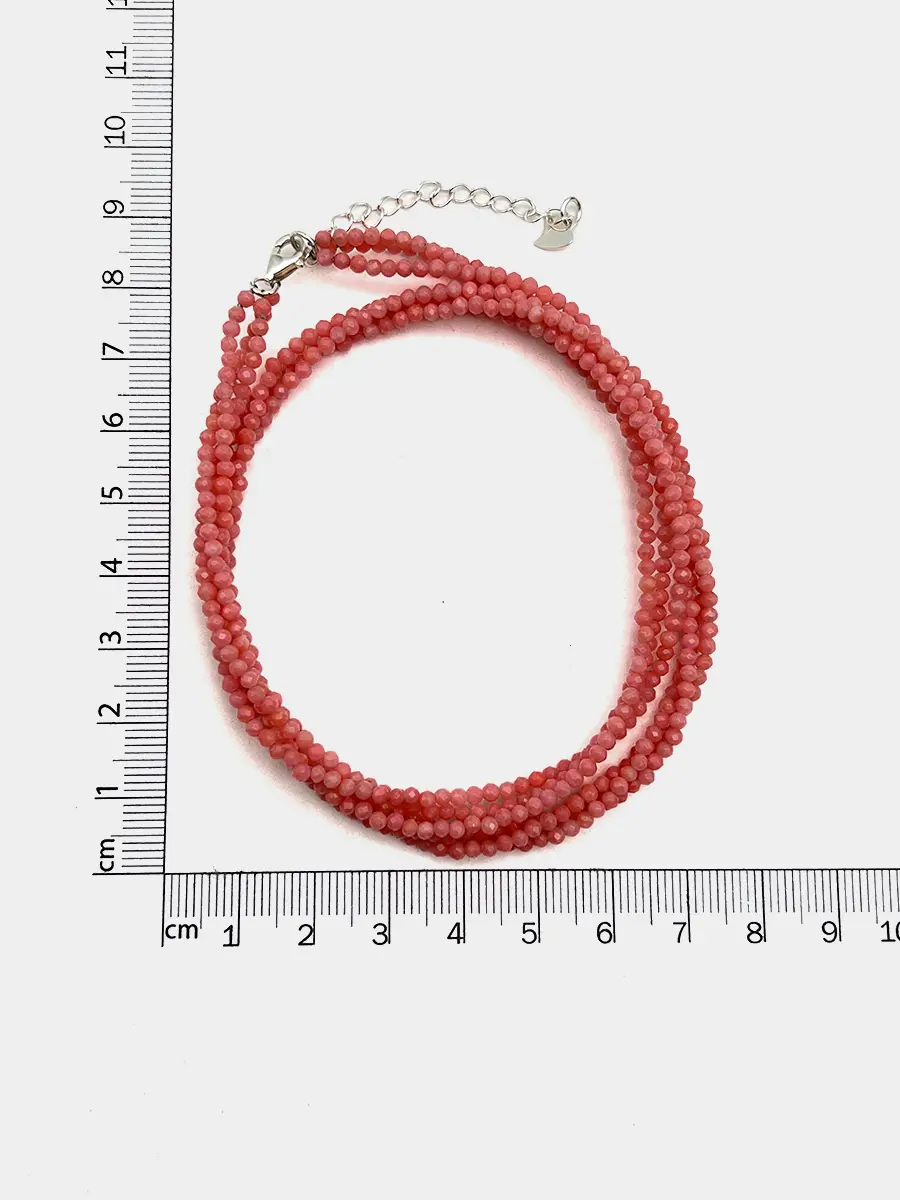 Купить Колье из серебра с кораллами - Колье, Серебро - 925 в интернет-магазине кристалл мечты в Москве