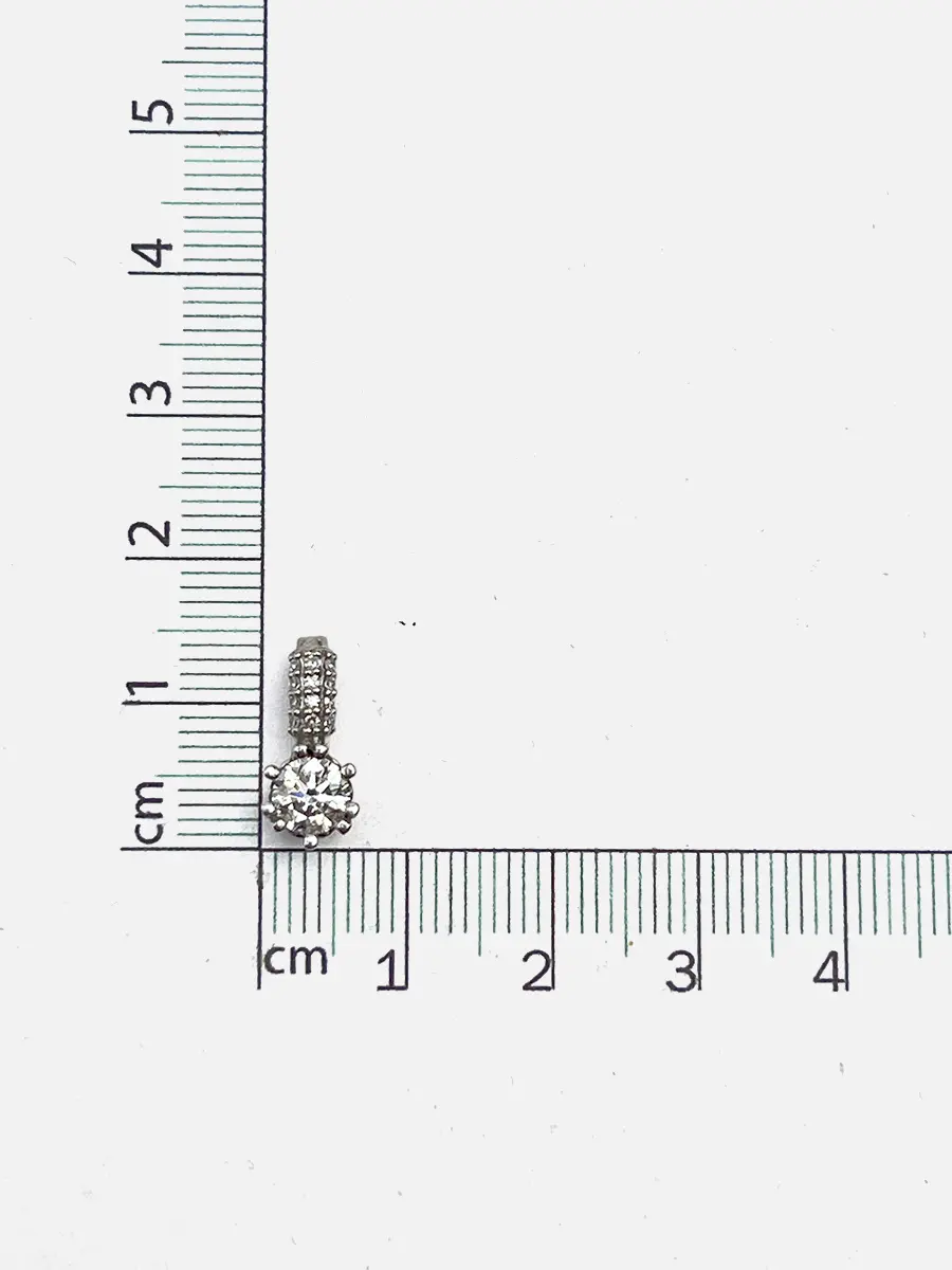 Купить Подвеска с бриллиантами 0,51 карата. Сертифицировано GIA - Подвеска, Золото - 585 в интернет-магазине кристалл мечты в Москве