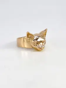 Купить Кольцо "Кошка" из ювелирной бронзы с бриллиантами - Кольцо, Ювелирная бронза - 1 000 в интернет-магазине кристалл мечты в Москве