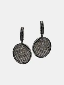 Купить Серьги из серебра со шпинелями и фианитами - Серьги, Серебро - 925 в интернет-магазине кристалл мечты в Москве