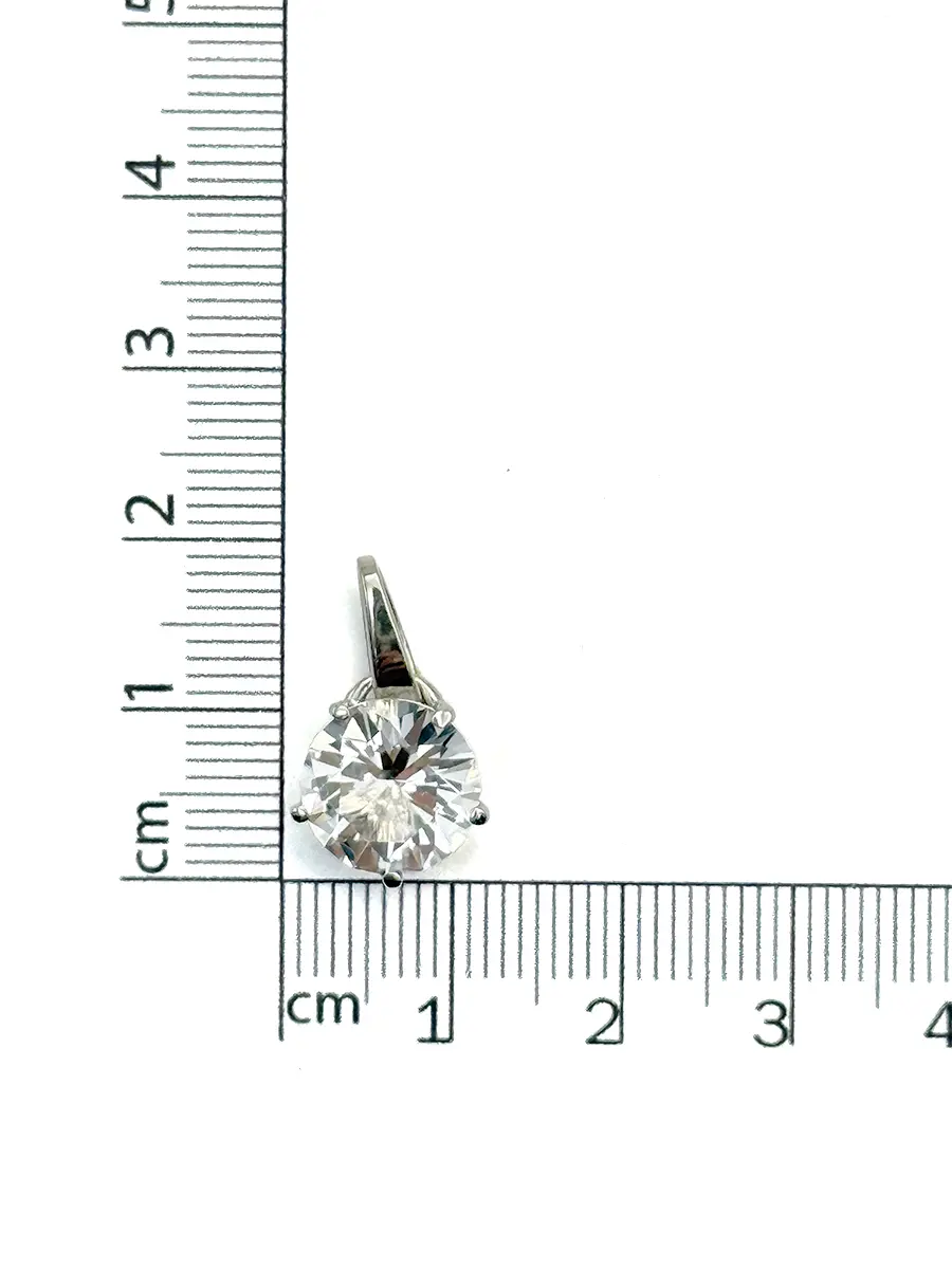 Купить Подвеска с фенакитом природным, серебро 925, покрытие родий - Подвеска, Серебро - 925 в интернет-магазине кристалл мечты в Москве