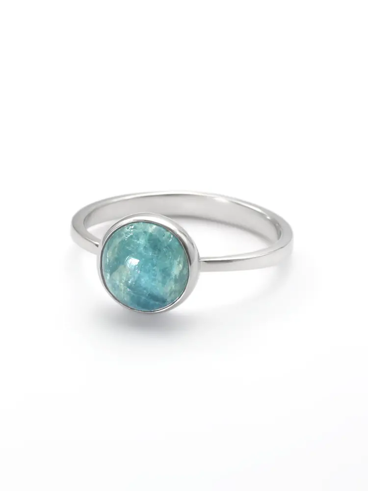 Купить Кольцо из серебра с аквамарином природным - Кольцо, Серебро - 925 в интернет-магазине кристалл мечты в Москве