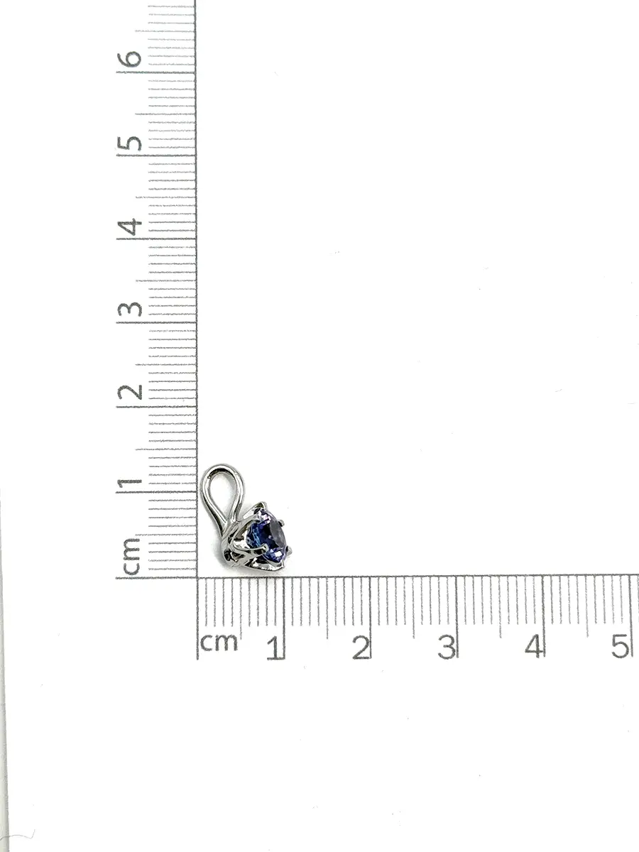 Купить Подвеска с танзанитом, золото 585 - Подвеска, Золото - 585 в интернет-магазине кристалл мечты в Москве