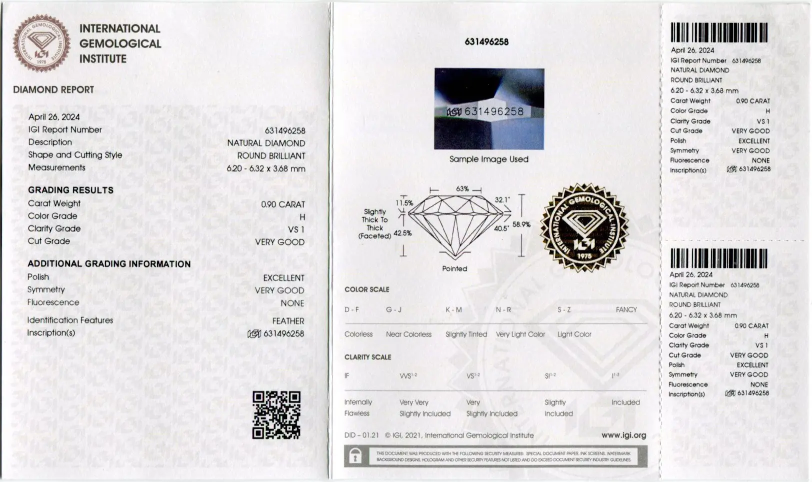 Купить Кольцо с бриллиантом 0,9 карата, золото 750, сертифицировано IGI - Кольцо, Золото - 750 в интернет-магазине кристалл мечты в Москве